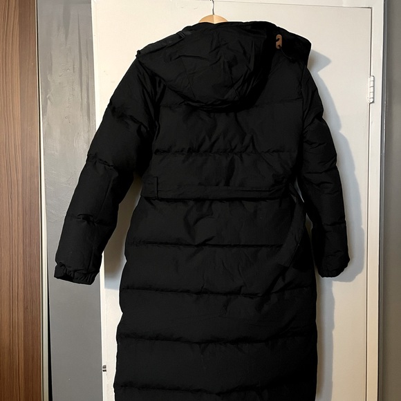 North Face Jacket W STRA LNG DWN PRKA , Black, Medium - Picture 4 of 9